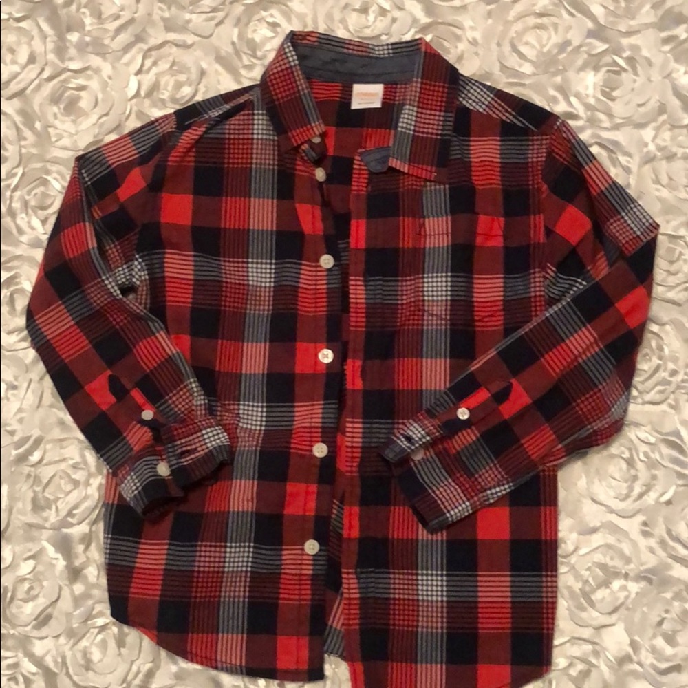 Gymboree button down size 5/6 small